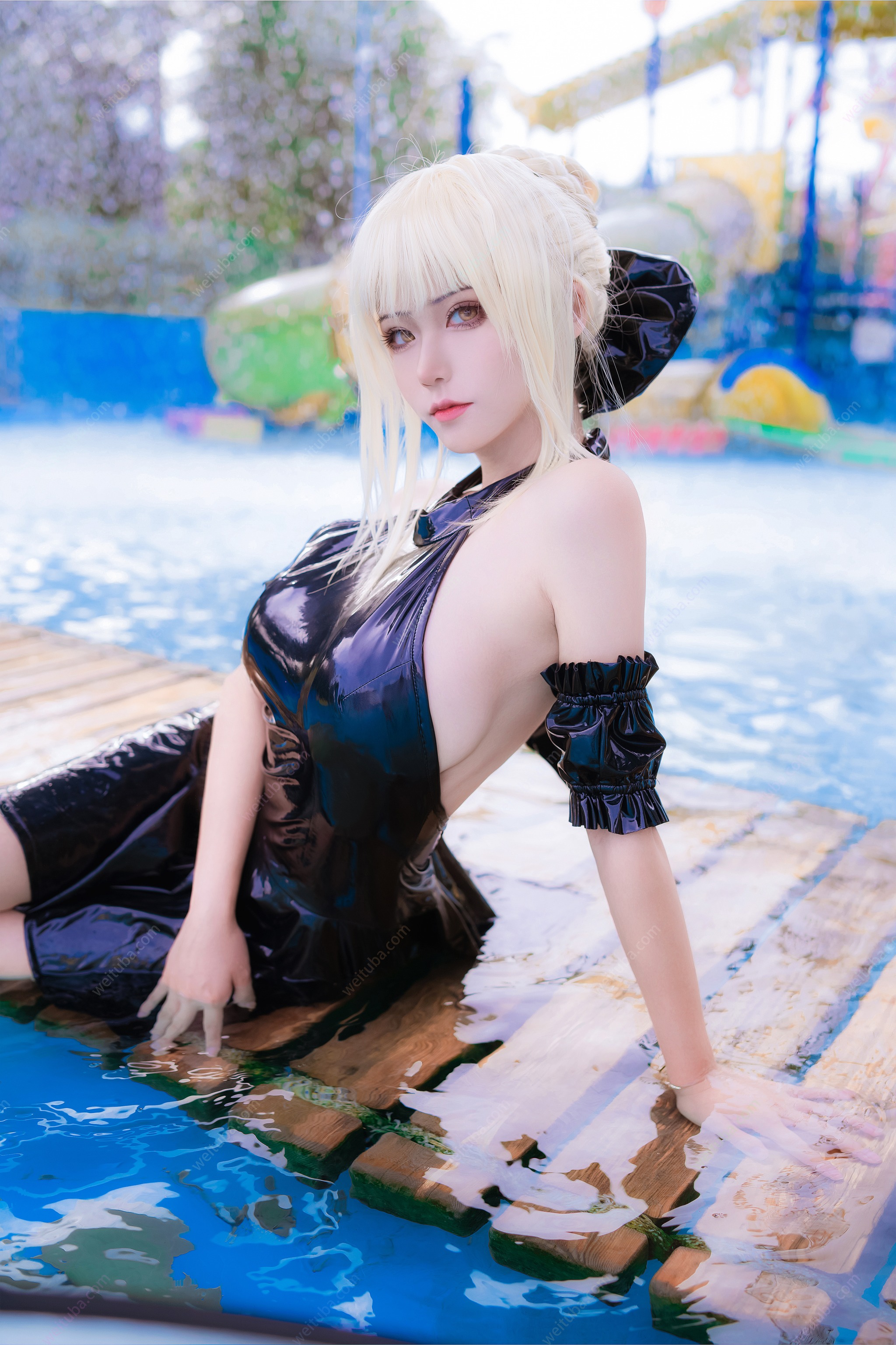Seya-狮砸 - NO.049 Seya狮砸 FGO 黑呆泳衣[10P]-XikXak